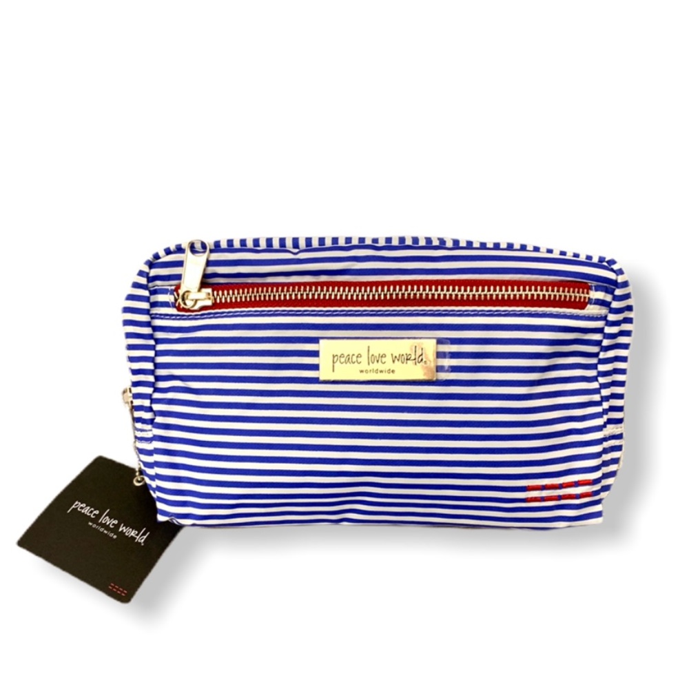 Peace Love World Cosmetics Pouch Bag - Picture 2 of 7